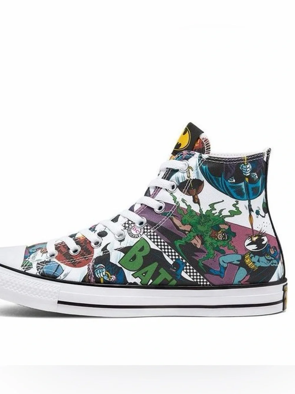 Converse Toddler Chuck Taylor All Star DC Comics Batman hightop sneaker sz 8 GUC